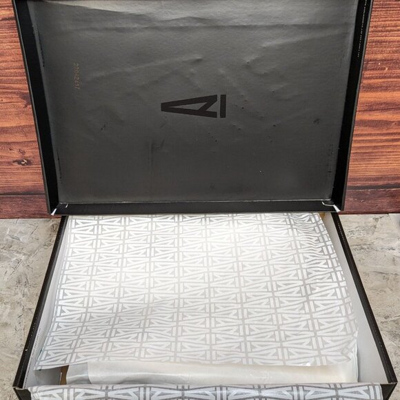 Nike Jordan Air Ship PE x A Ma Maniere Men's 11.5 White Black Shoes DX4976-100 - Picture 13 of 13